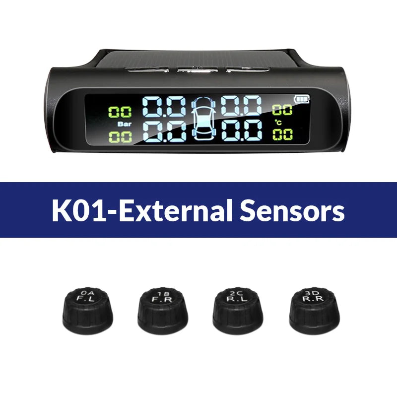 DriverDock Guardian: Solar Tire Safety Monitor (TPMS)