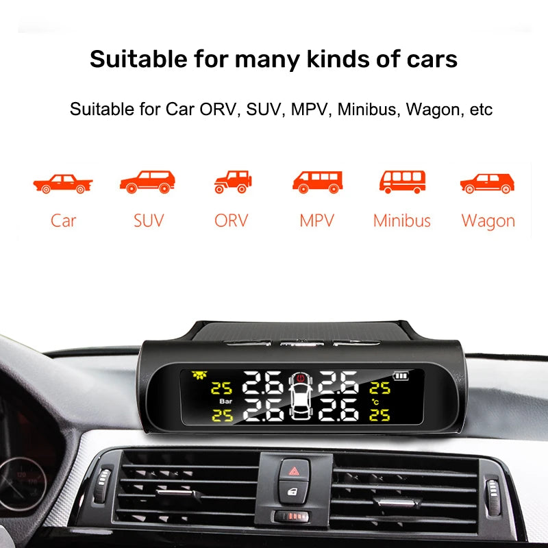 DriverDock Guardian: Solar Tire Safety Monitor (TPMS)