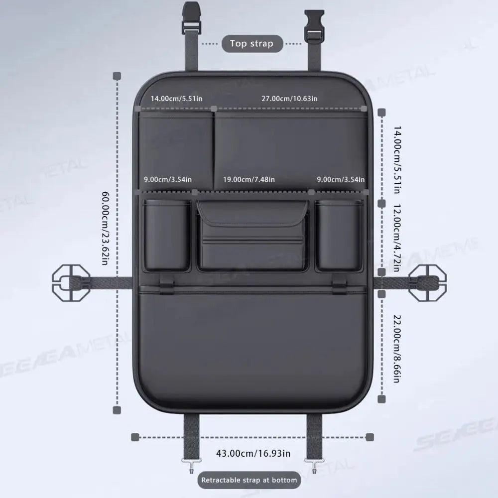 The Cargo Bay: Premium Leather Seat Storage