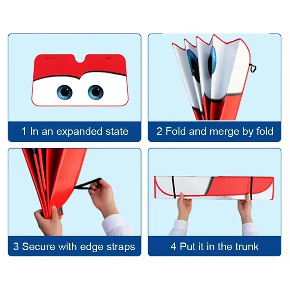 The Eye-Catcher: Premium Cartoon Sunshade