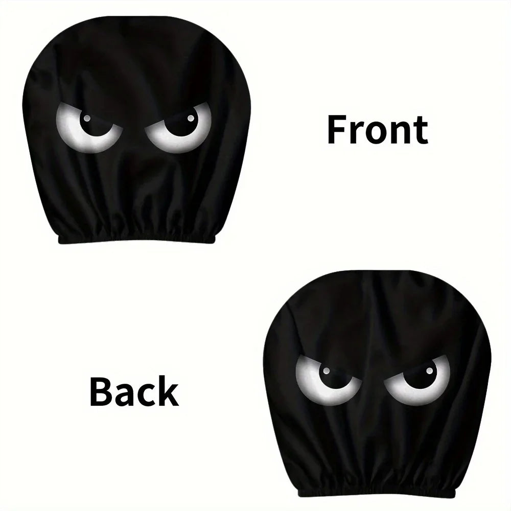The Backseat Drivers: "Spooky Eyes" Headrest Covers