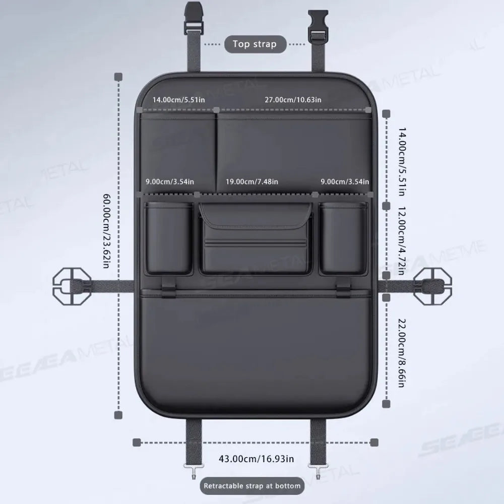 The Cargo Bay: Premium Leather Seat Storage
