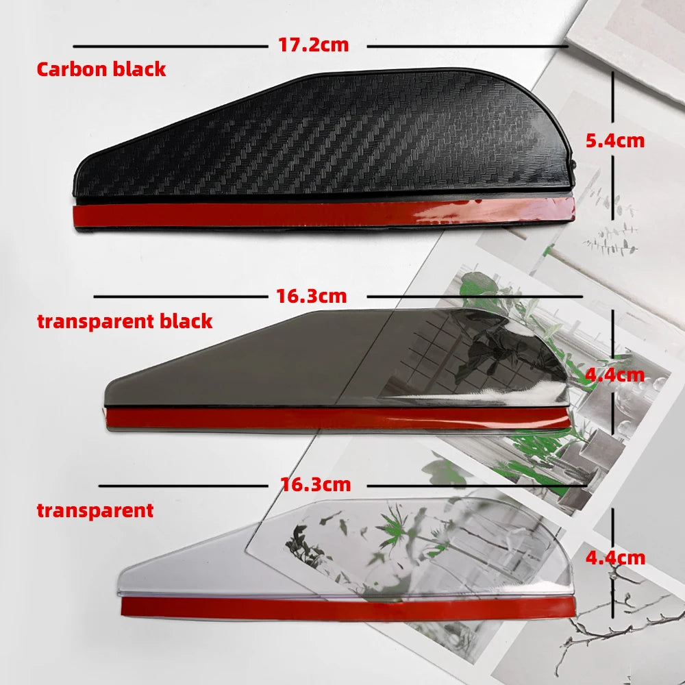 The AeroGuard: Carbon Fiber Mirror Rain Deflector