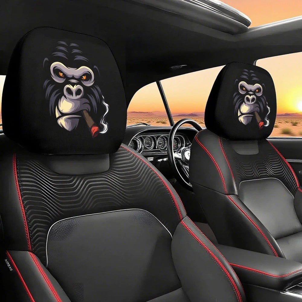 The Backseat Drivers: "Spooky Eyes" Headrest Covers
