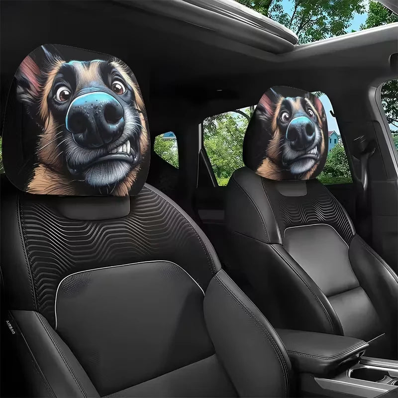 The Backseat Drivers: "Spooky Eyes" Headrest Covers
