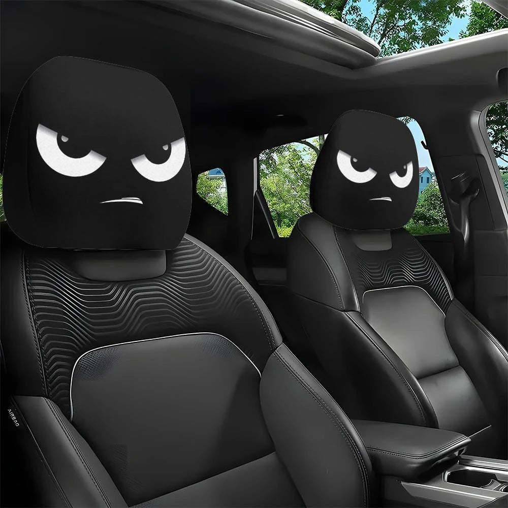 The Backseat Drivers: "Spooky Eyes" Headrest Covers