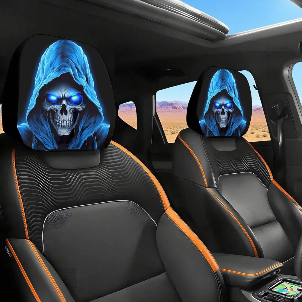 The Backseat Drivers: "Spooky Eyes" Headrest Covers