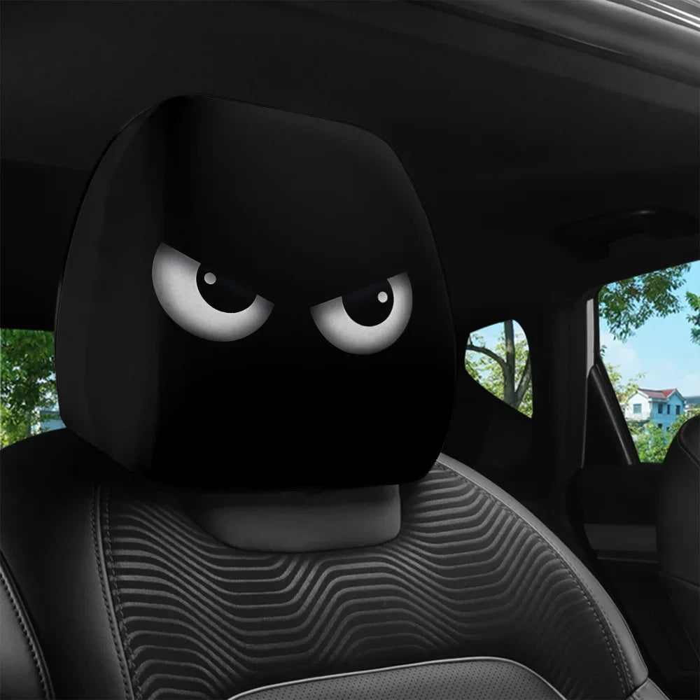 The Backseat Drivers: "Spooky Eyes" Headrest Covers