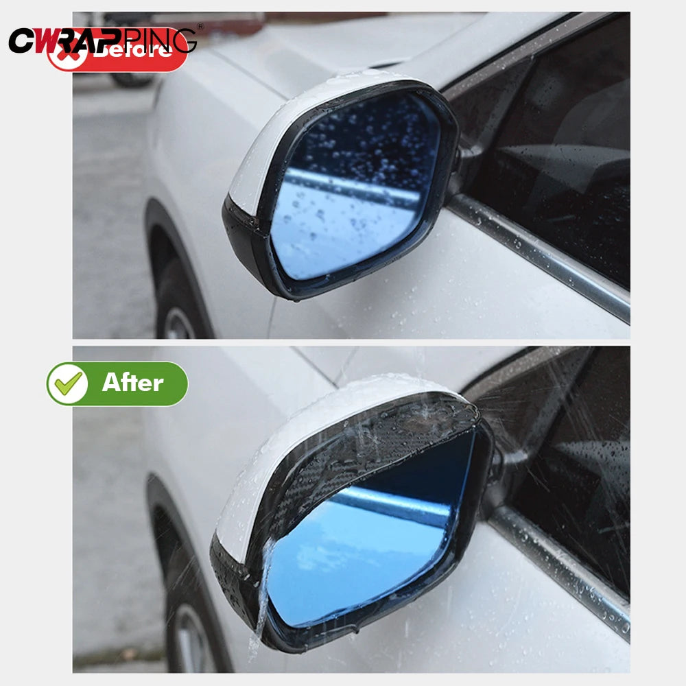 The AeroGuard: Carbon Fiber Mirror Rain Deflector