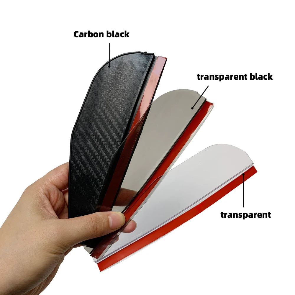 The AeroGuard: Carbon Fiber Mirror Rain Deflector