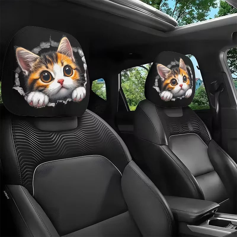 The Backseat Drivers: "Spooky Eyes" Headrest Covers