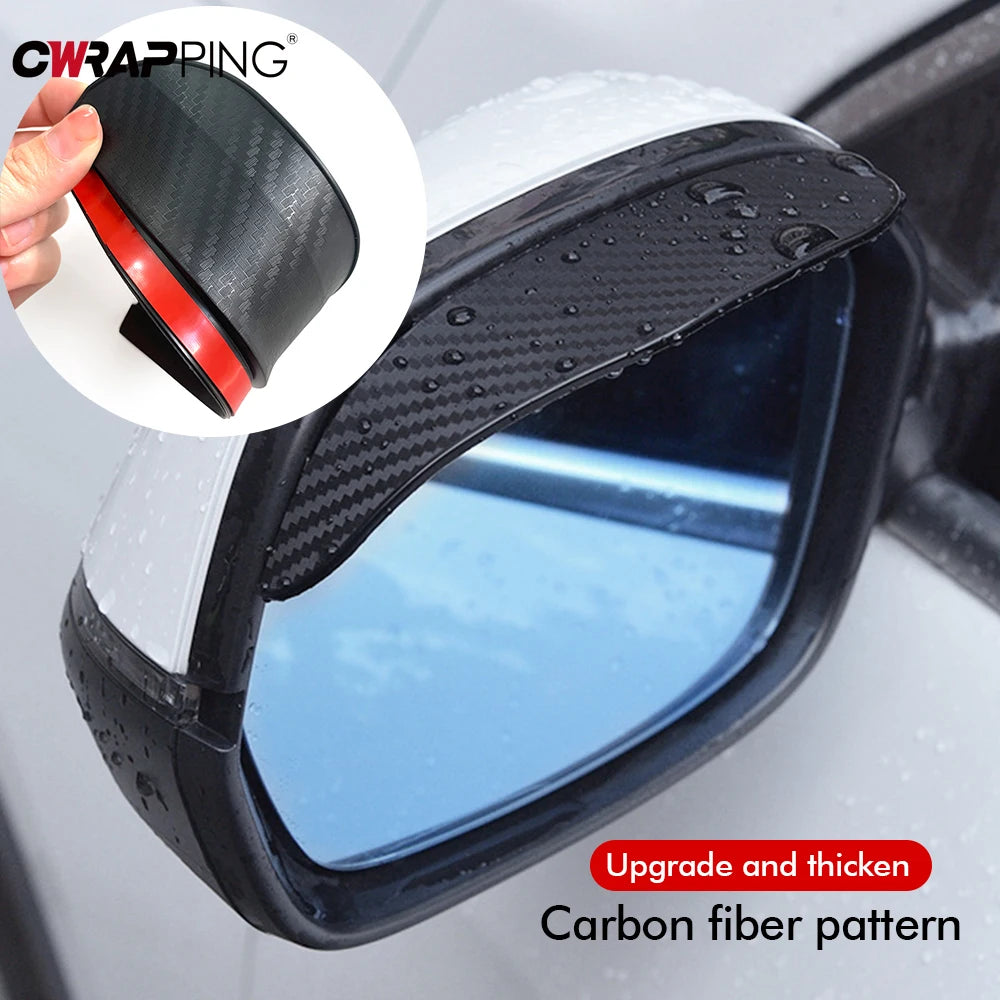 The AeroGuard: Carbon Fiber Mirror Rain Deflector